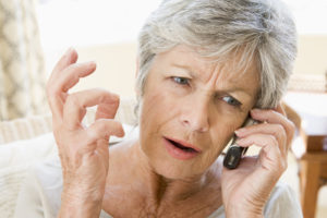 Elderly Woman on Phone